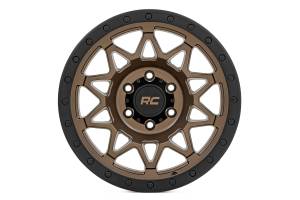 Rough Country - 78 Series Wheel Simulated Beadlock Bronze/Black 18x9 8x180 0mm Rough Country - Image 2
