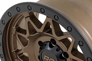 Rough Country - 78 Series Wheel Simulated Beadlock Bronze/Black 18x9 8x180 0mm Rough Country - Image 5