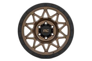 Rough Country - 78 Series Wheel Simulated Beadlock Bronze/Black 18x9 5x5.5 -12mm Rough Country - Image 2