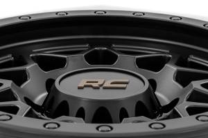 Rough Country - 78 Series Wheel Simulated Beadlock Black 18x9 8x6.5 -12mm Rough Country - Image 6