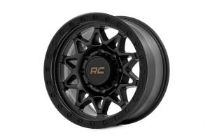 78 Series Wheel Simulated Beadlock Black 18x9 8x170 -12mm Rough Country