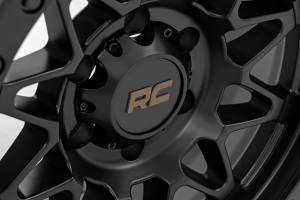 Rough Country - 78 Series Wheel Simulated Beadlock Black 17x8.5 6x5.5 +0mm Rough Country - Image 6