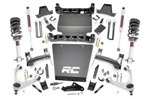 7 Inch Stamped Steel LCA Lift Kit Forged UCA Bracket M1 Struts/M1 Silverado/Sierra 1500 (16-18) Rough Country