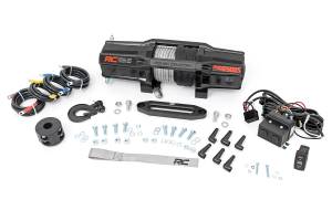 Rough Country - 6500-LB Winch W/ Remote UTV Synthetic Rope Rough Country - Image 1