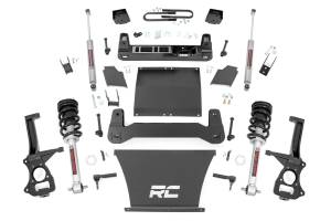 6 Inch Lift Kit Mono Leaf Rear N3 Struts GMC Sierra 1500 2WD/4WD (25-26) Rough Country