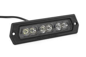 Rough Country - 6 Inch Black Series LED Lights Flush Mount Pair Rough Country - Image 2