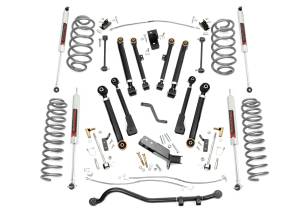 Rough Country - 4 Inch Lift Kit X-Series M1 Jeep Wrangler TJ (97-06)/Wrangler Unlimited (04-06) Rough Country - Image 1