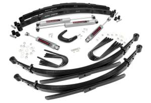 Rough Country - 4 Inch Lift Kit Rear Springs Chevy/GMC C10/K10 Truck & SUV/K5 Blazer (77-91) Rough Country - Image 1