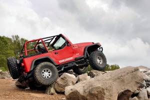 Rough Country - 4 Inch Lift Kit Long Arm M1 Jeep Wrangler TJ 4WD (1997-2006) Rough Country - Image 2