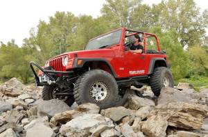 Rough Country - 4 Inch Lift Kit Long Arm M1 Jeep Wrangler TJ 4WD (1997-2006) Rough Country - Image 3