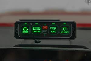 Rough Country - 4 Gang Switch Panel RGB Backlit Buttons Multifunction Modes Rough Country - Image 2