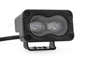 Rough Country - 3x1.75 Inch Black Series Yellow LED Slim Aux SAE Fog Pair Rough Country - Image 2