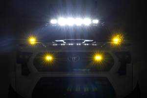 Rough Country - 3x1.75 Inch Black Series Yellow LED Slim Aux SAE Fog Pair Rough Country - Image 3