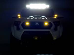 Rough Country - 3x1.75 Inch Black Series Yellow LED Slim Aux SAE Fog Pair Rough Country - Image 5