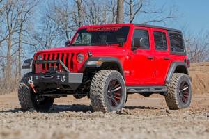 Rough Country - 3.5 Inch Lift Kit C/A Drop FR D/S M1 Jeep Wrangler Unlimited Rubicon (18-23) Rough Country - Image 4