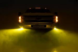 Rough Country - 2 Inch Black Series LED Light Pods SAE Fog Yellow Rough Country - Image 5