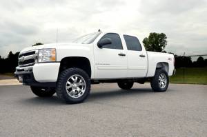 Rough Country - 4.75 Inch Lift Kit Combo Red Silverado/Sierra 1500 4WD (07-13) Rough Country - Image 2