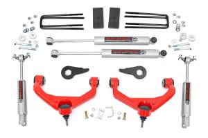 3.5 Inch Lift Kit w/ Overloads Red Silverado/Sierra 2500HD/3500HD (11-19) Rough Country