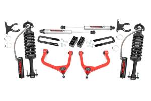 Rough Country - 3.5 Inch Lift Kit Vertex/V2 Red GMC Sierra 1500 2WD/4WD (2019-2025) Rough Country - Image 1