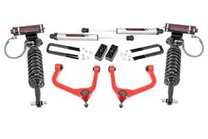 Rough Country - 3.5 Inch Lift Kit Vertex/V2 Red Chevy Silverado 1500 2WD/4WD (2019-2024) Rough Country - Image 1