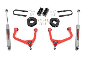 3.5 Inch Lift Kit Rear Mono Leaf Red Chevy Silverado 1500 2WD/4WD (2025-2026) Rough Country