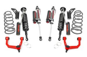 3 Inch Lift Kit Upper Control Arms RR Coils Vertex Red Toyota 4Runner (10-24) Rough Country