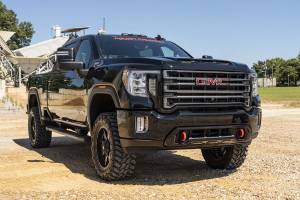 Rough Country - 3 Inch Lift Kit UCAs M1 w/ Overloads Red Silverado/Sierra 2500HD/3500HD (20-26) Rough Country - Image 4
