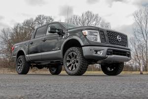 Rough Country - 3 Inch Lift Kit N3 Shocks Red Nissan Titan 2WD/4WD (2004-2024) Rough Country - Image 2