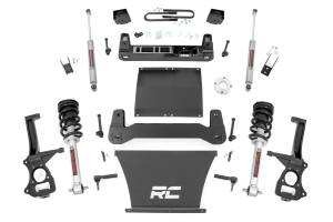 6 Inch Lift Kit Mono Leaf Rear N3 Struts Chevy Silverado 1500 2WD (25-26) Rough Country