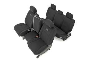 Rough Country - Seat Covers Gray FR w/ Console Cover and Rear Toyota Tundra 2WD/4WD (07-13) Rough Country - Image 3