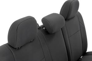 Rough Country - Seat Covers Gray FR & RR Crew Cab Toyota Tacoma 2WD/4WD (2005-2015) Rough Country - Image 5