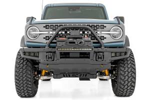 Rough Country - High Winch Mount All Models 9500S 20 Inch Black Single Row LED White DRL Ford Bronco (21-25) Rough Country - Image 5