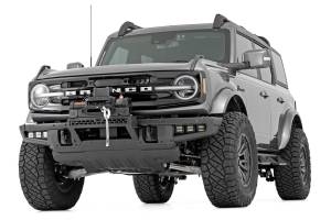 Rough Country - High Winch Mount All Models 12000S 20 Inch Black Single Row LED White DRL Ford Bronco (21-25) Rough Country - Image 6