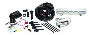 Air Lift - Air Lift Performance 3H (1/4 Air Line 4 Gal 7-Port Raw Aluminum Tank VIAIR 444C Comp) - 27694 - Image 1