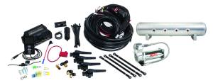 Air Lift - Air Lift Performance 3H (3/8 Air Line 4 Gal 7-Port Raw Aluminum Tank VIAIR 444C Comp) - 27699 - Image 1