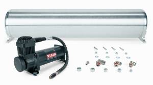 Air Lift - Air Lift 28in FLO Tank w/ Viair 444c Black Compressor (Incl. Fittings & Tank Mounting Hardware) - 27769 - Image 1