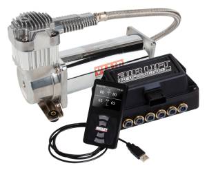 Air Lift - Air Lift Performance 3H (3/8 Air Line 2.5 Gal Polished Aluminum Tank VIAIR 444C Comp) - 27796 - Image 2