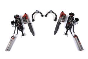 BDS Suspension Level out your 2021-2026 Ford F150 truck and improve the ride with this 2.5 inch performance suspension system featuring FOX Factory Race Series 3.0 coil-over shocks from BDS Suspension. Designed to improve stance, performance, and capab