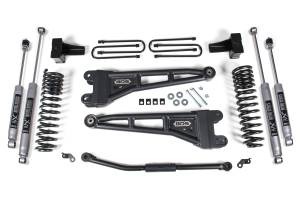 BDS Suspension Enhance the ride and level out your 2011-2016 Ford F250 and F350 Super Duty diesel-powered truck with this 2.5-inch radius arm lift kit from BDS Suspension. Designed to improve stance, performance, and capability, this kit includes every