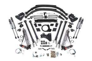 BDS Suspension Go to new heights with your 2020-2022 Ford F250 and F350 Super Duty diesel truck by installing this 9-inch 4-Link lift kit with FOX 2.5 Performance Elite coil-over shocks from BDS. Designed to improve stance, performance, and capability,