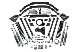 BDS Suspension Take your Ford F250 and F350 Super Duty Gas truck to the next level with this 9-inch (gas), 8-inch (diesel) 4-Link lift kit from BDS. Designed to improve stance, performance, and capability, this kit includes everything necessary to set