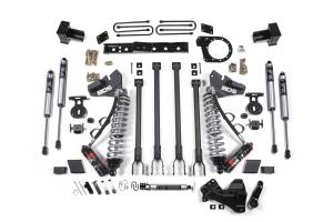 BDS Suspension Raise the bar and take your dual rear wheel "DRW" Ford F350 Super Duty diesel truck to the next level with this 6-inch radius arm lift kit with FOX 2.5 Performance Elite Coil-over shocks from BDS. Designed to improve stance, performance,
