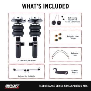 Air Lift - Air Lift Performance 2015-2018 BMW M3 / 15-20 M4 Front Kit (5 Bolt) - 76041 - Image 3