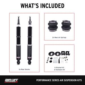 Air Lift - Air Lift 05-14 Audi A3 / 06-14 Volkswagen GTI Performance Rear Kit - 76502 - Image 2