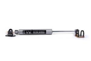 BDS Suspension Enhance the handling of your 2007-2018 Jeep Wrangler JK by installing a BDS high-mount steering stabilizer mounting kit with an NX2 shock. Installing larger tires can exert additional force on your truck's suspension, but steering stabil