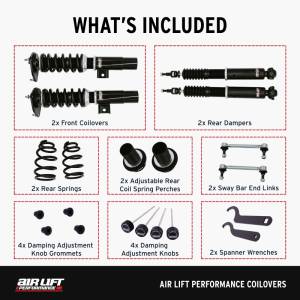 Air Lift - Air Lift Performance 05-14 Audi A3 / 06-14 VW GTI Coilover Kit - 79002 - Image 2