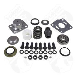 Replacement king-pin kit for Dana 60(1) side (pin, bushing, seals, bearings, spring, cap).