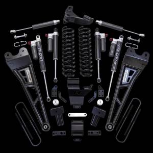 ReadyLift 4" COIL SPRING SUSPENSION SYSTEM WITH FALCON MAX3.3 SHOCKS AND RADIUS ARMS - 2017-2022 FORD SUPER DUTY F250/F-350 4WD - 43-27440