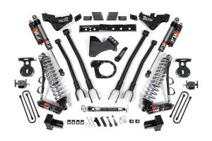 BDS Suspension Raise the bar on your Ford Super Duty diesel truck with this 7-inch 4-Link lift kit and FOX Performance Elite coil-over conversion from BDS. Designed to improve stance, performance, and capability, this kit includes everything necessary