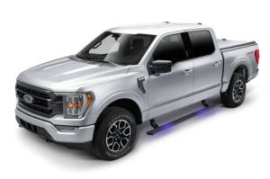 AMP Research 21-23 Ford F150 PowerStep Plug N Play - Black (See 76252-01A For Hybrid) - 76152-01A